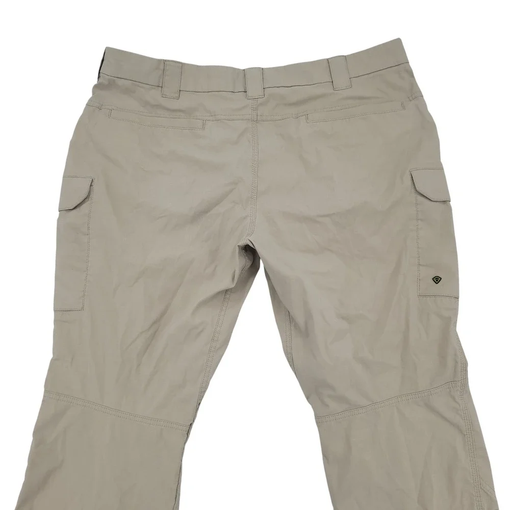 FIRST Tactical Cargo Pants Men's 42x32 Khaki Ripstop Utility Hiking Work Outdoor